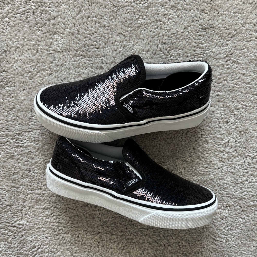 Vans Kids Classic Slip-On Micro Sequins Kids Shoes